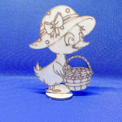 Ratușcă placaj cu suport, de colorat